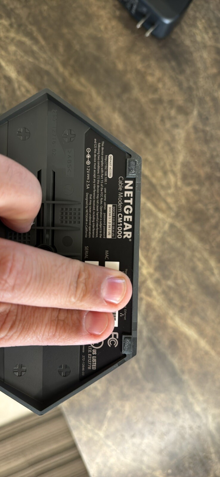 NETGEAR CM1000 DOCSIS 1000Mbps Cable Modem