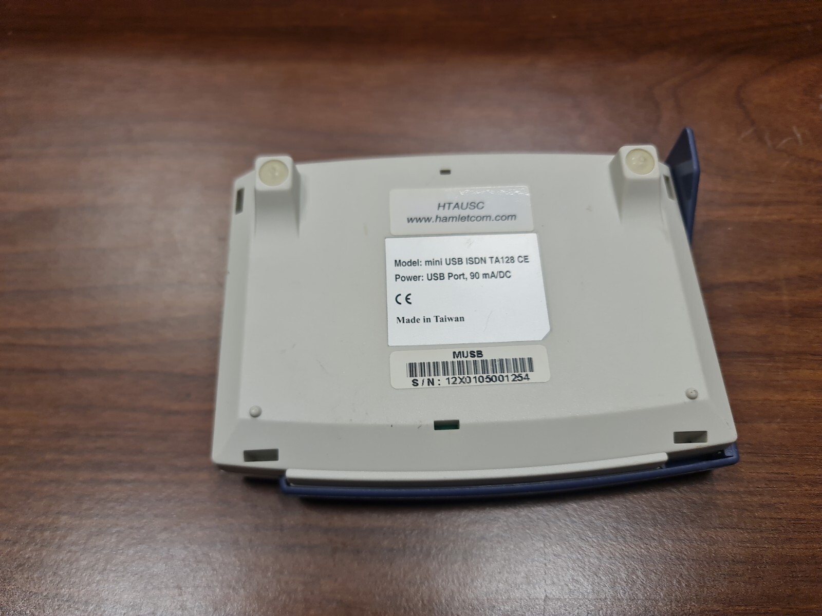 Hamlet Terminal Adapter Modem ISDN USB Connection up to 128 Kbps HTAUSC