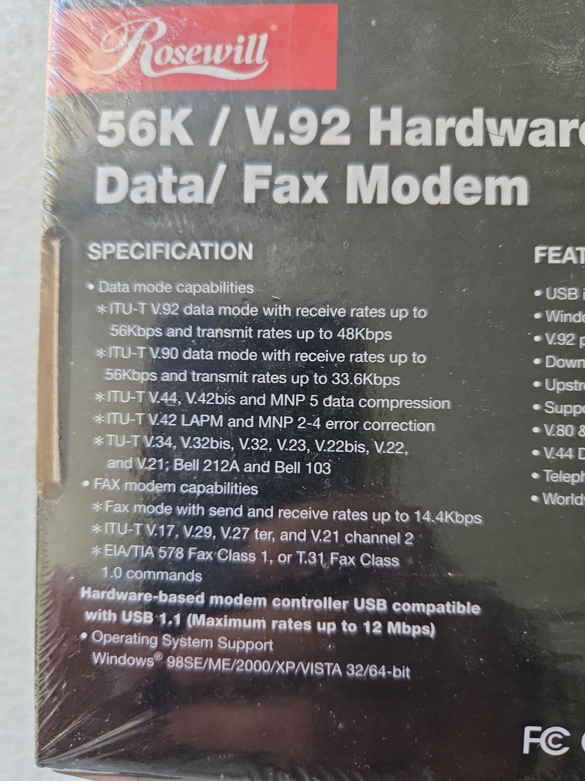 *********** NEW SEALED Rosewill RNX-56USB 56K V.92 Hardware-Based Data Fax Modem