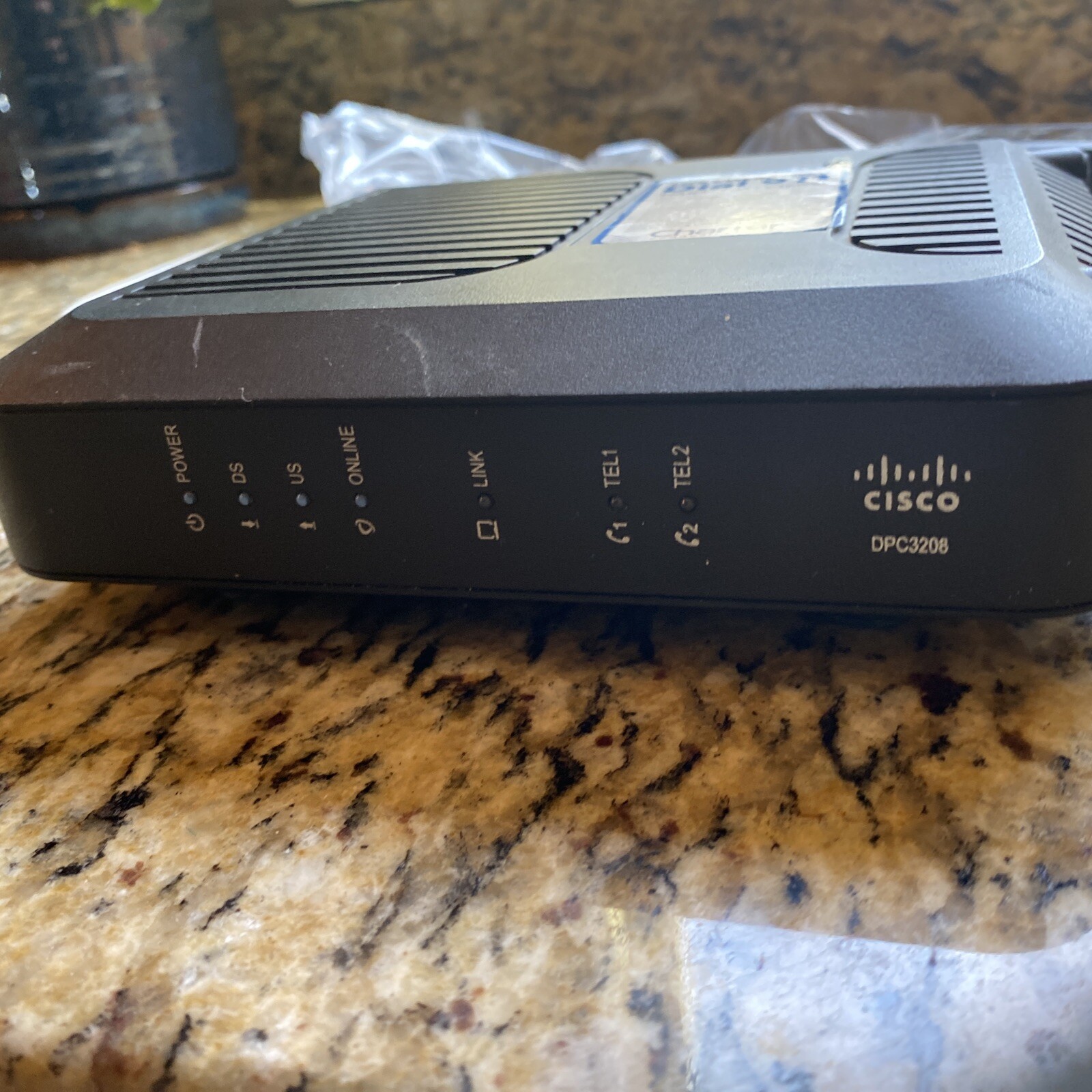 CISCO DPC3208 CABLE MODEM DOCSIS 2 PHONE MODEM! OPTIMUM/CABLEVISION