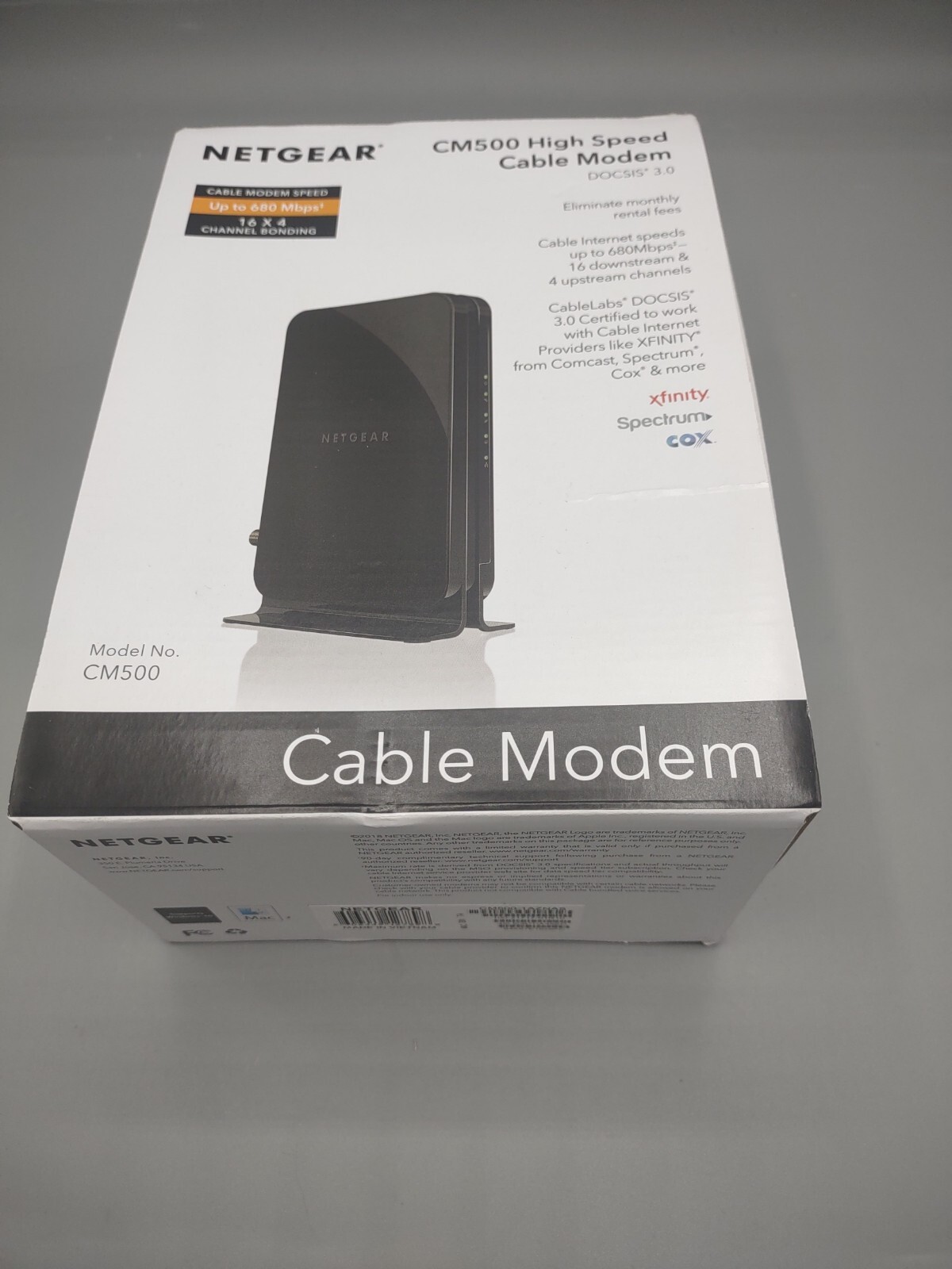 NETGEAR Cm500-1aznas 16×4 DOCSIS 3.0 Cable Modem Max Download Speeds of 686mbps