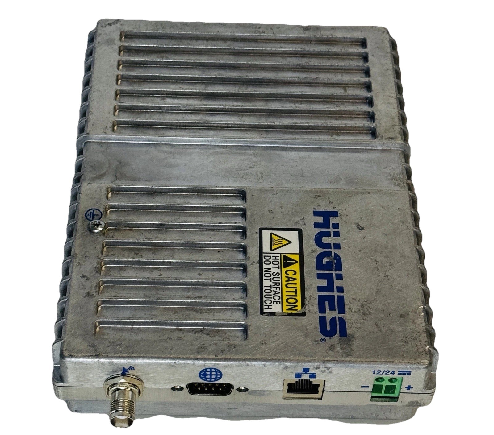 Hughes Model 9502 12/24v BGAN M2M External Antenna Terminal/Modem WORKING