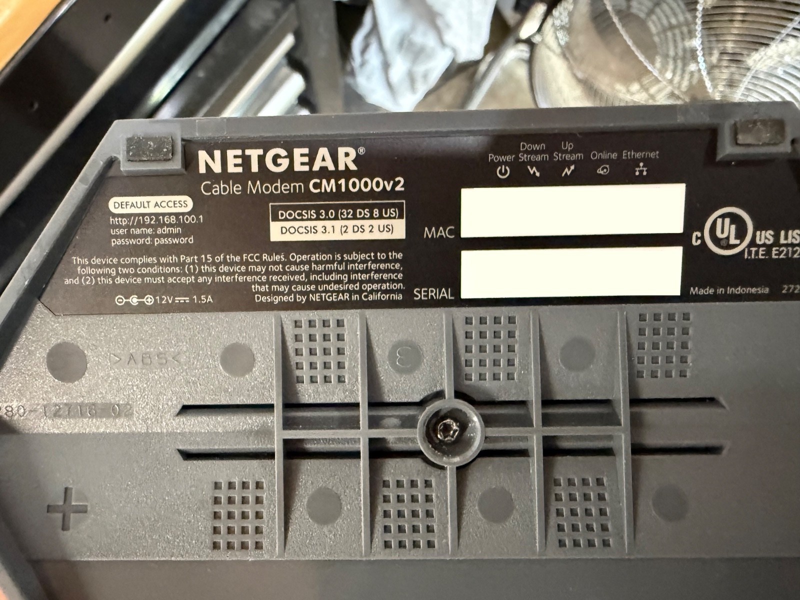 Netgear CM1000v2 Nighthawk DOCSIS 3.1 Cable Modem