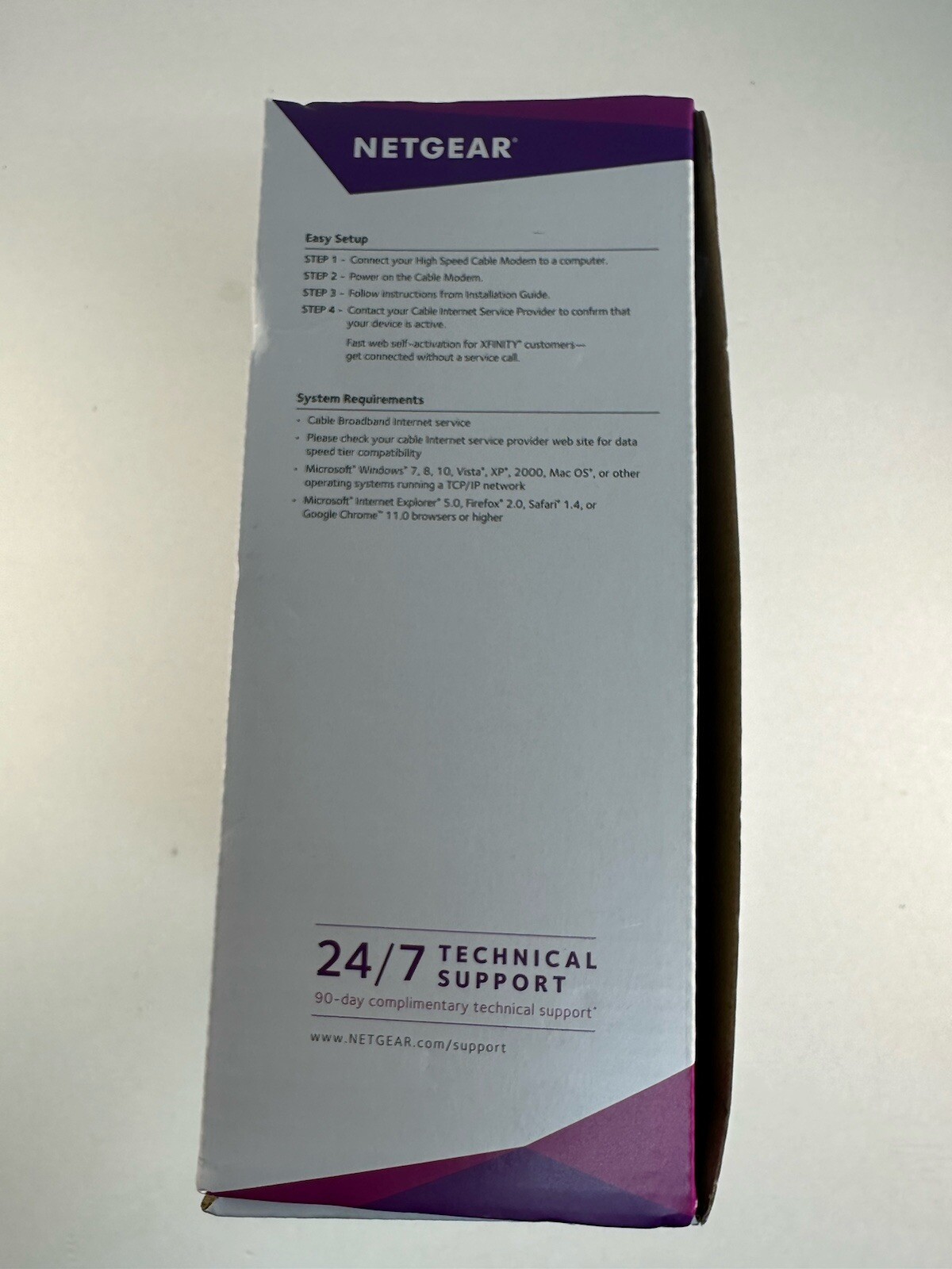 Netgear Cm700 High Speed Cable Modem Up To 1.4 Gbps