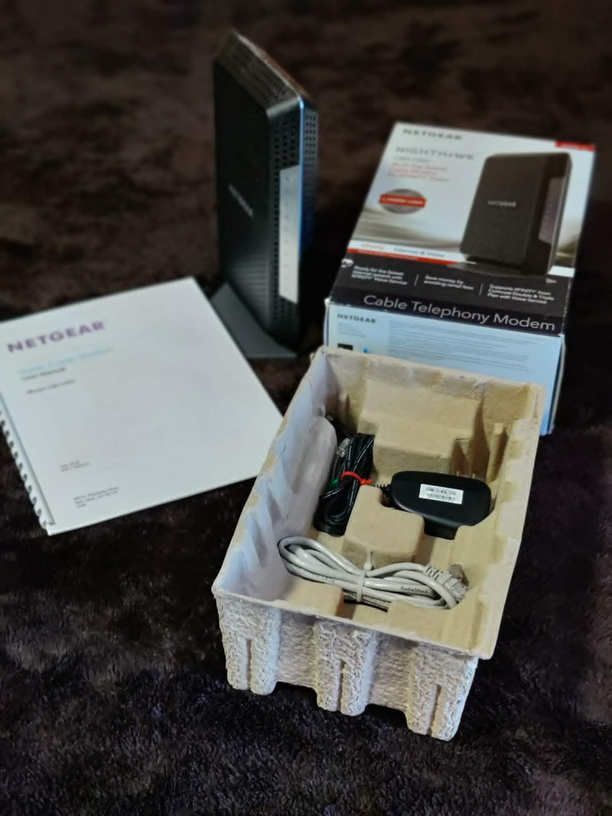 NETGEAR CM1150V Nighthawk Multi-Gig Speed Cable Modem for XFINITY Voice
