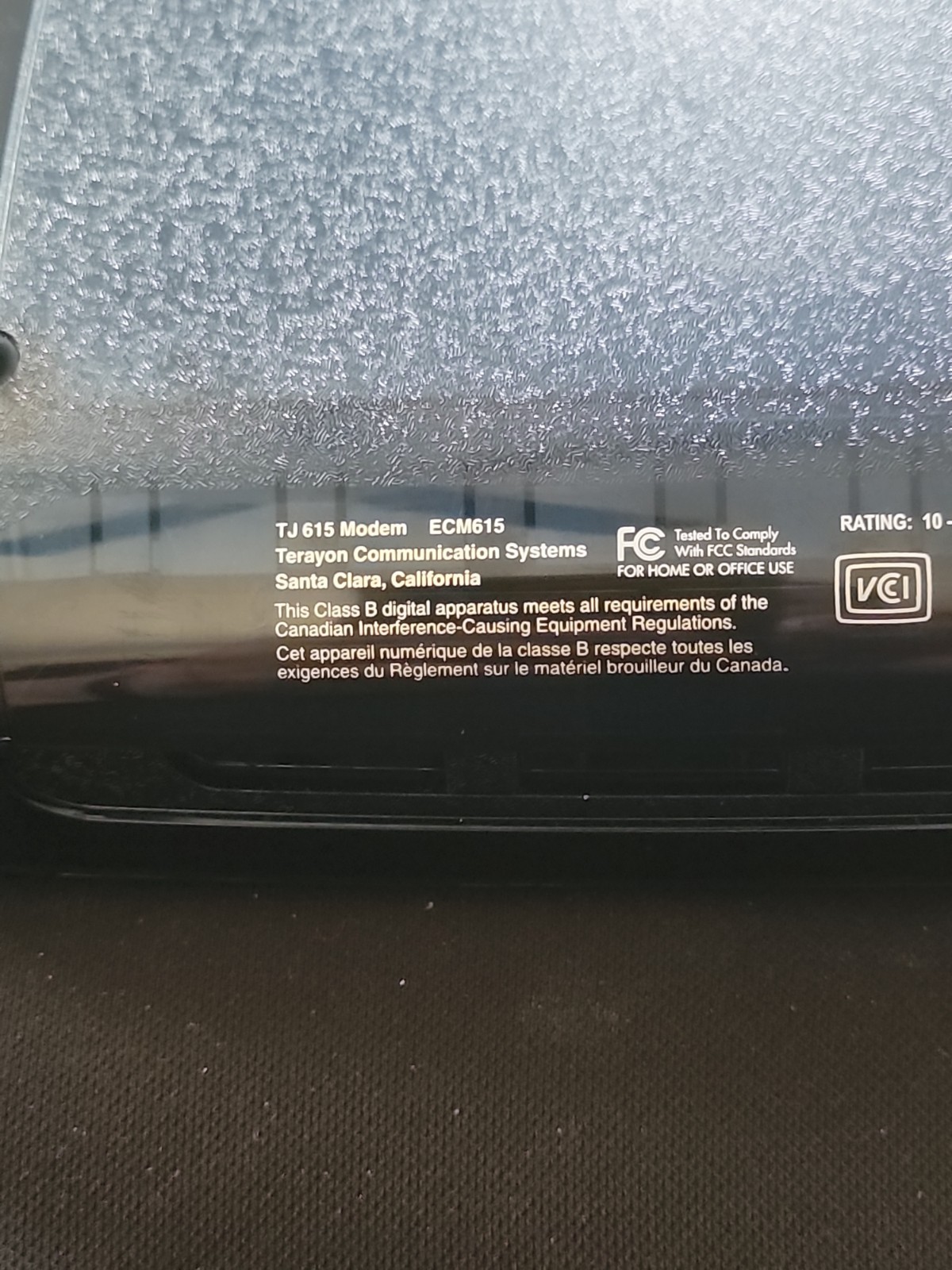Terayon TJ-615 Blue DOCSIS Cable Modem Bundle – Open Box / Sealed Cables & CD