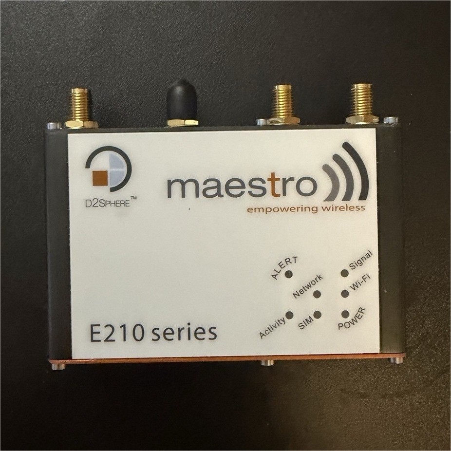Maestro LANTRONIX E210 Series Cellular Wi-Fi Router E214G#01 Ethernet RS-232