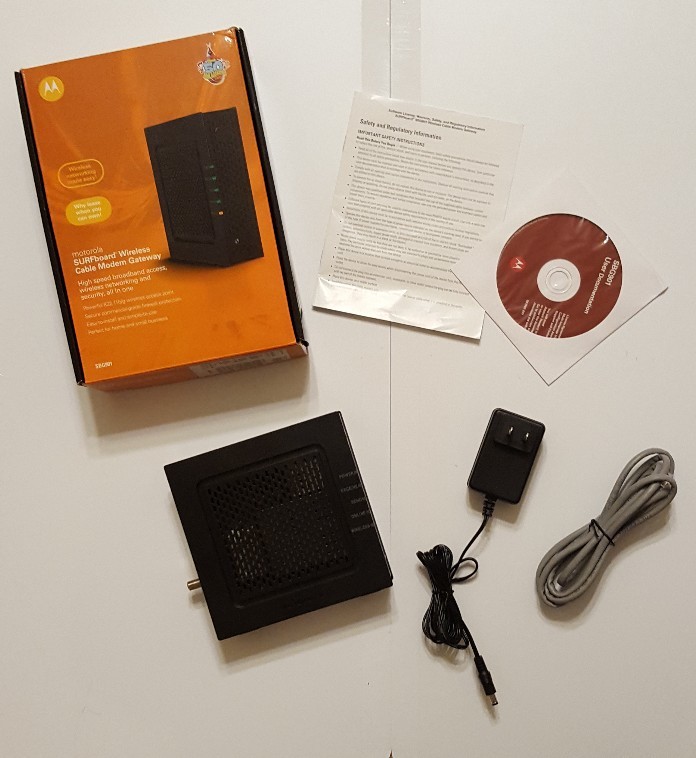 Motorola Surfboard SBG901 Wireless Cable Modem Gateway