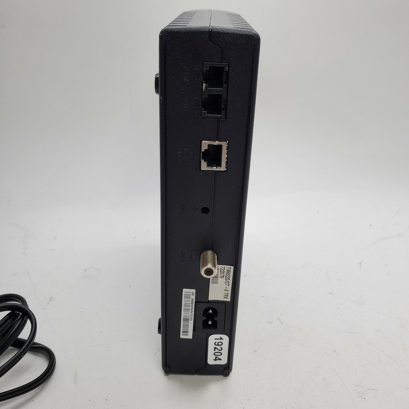 Arris TM602G/CT Cable Modem, Internet & Telephone *Missing Battery Cover*