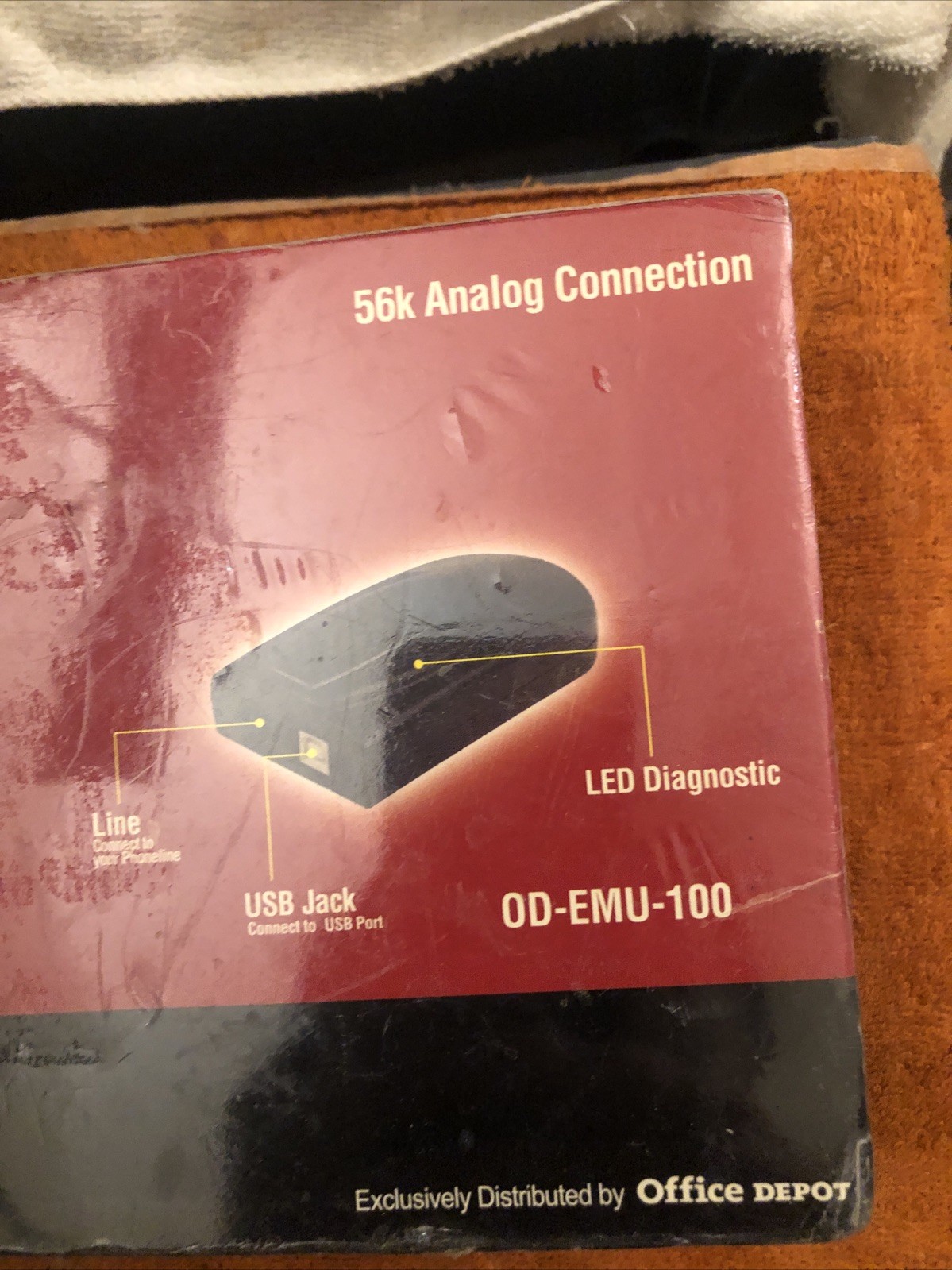 NIB ACCENT COMMUNICATIONS USB V.92 56K ANALOG CONNECTION USB OD-EMU-100