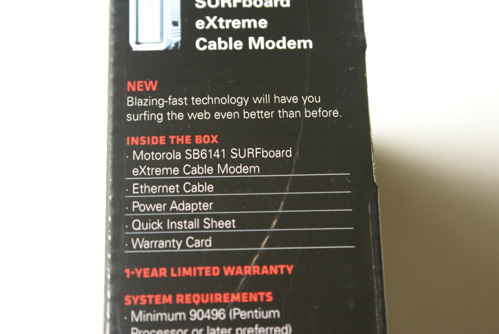 New Motorola SURFboard eXtreme Cable Modem SB6141 (581902-022-00) Tested Working