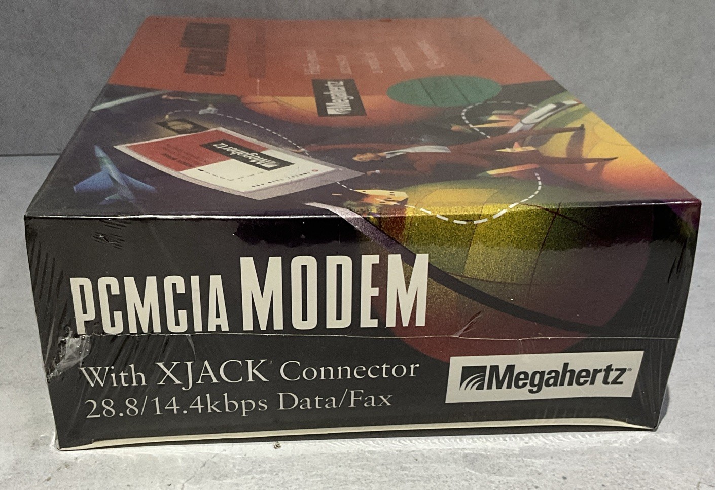 Megahertz PCMCIA Modem XJACK Connector 28.8 V.34 28.8kbps Vintage 1994 SEALED