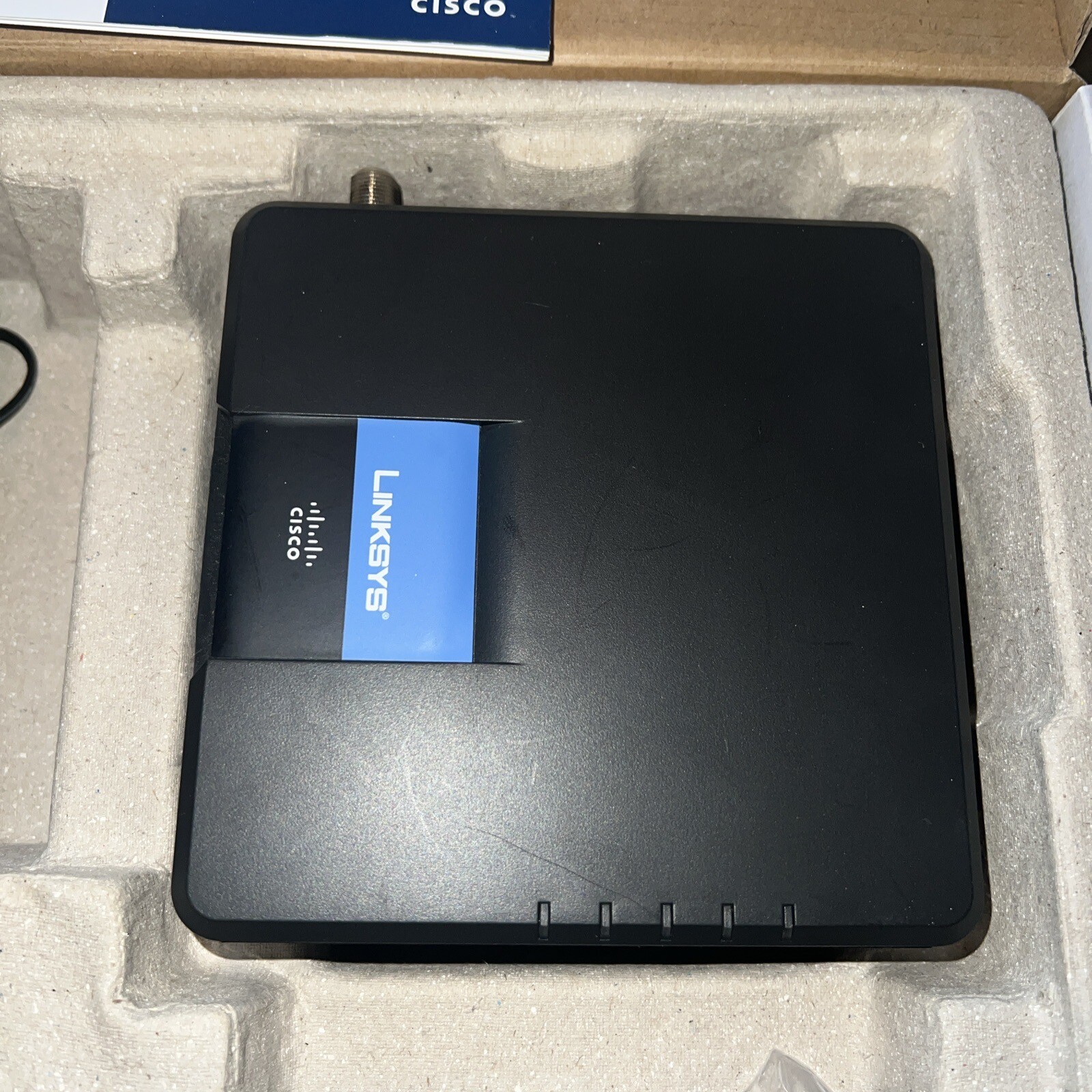 3C NEW Linksys Cable Modem With USB And ETHERNET Connections Model CM100