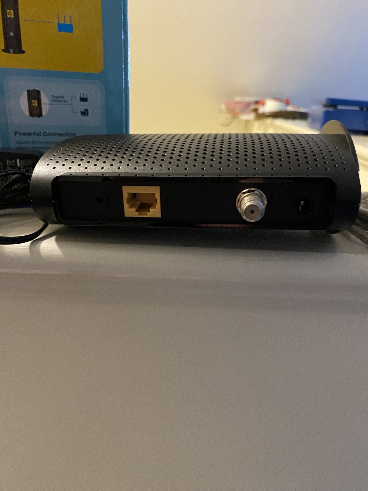 TP-Link TC-7610 DOCSIS 3.0 (8×4) Cable Modem. Max Download SpeedsUpTo343Mbps.NIB