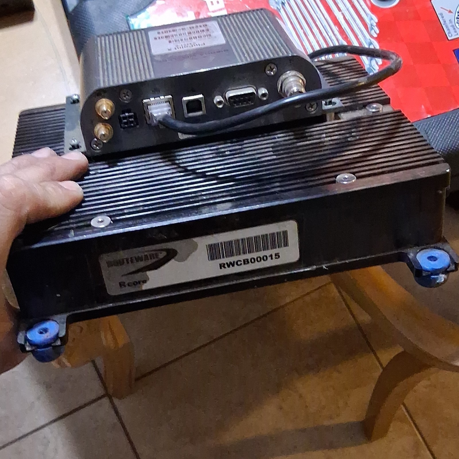 Sierra Wireless AirLink Pinpoint X Mounted On Routeware Dvr