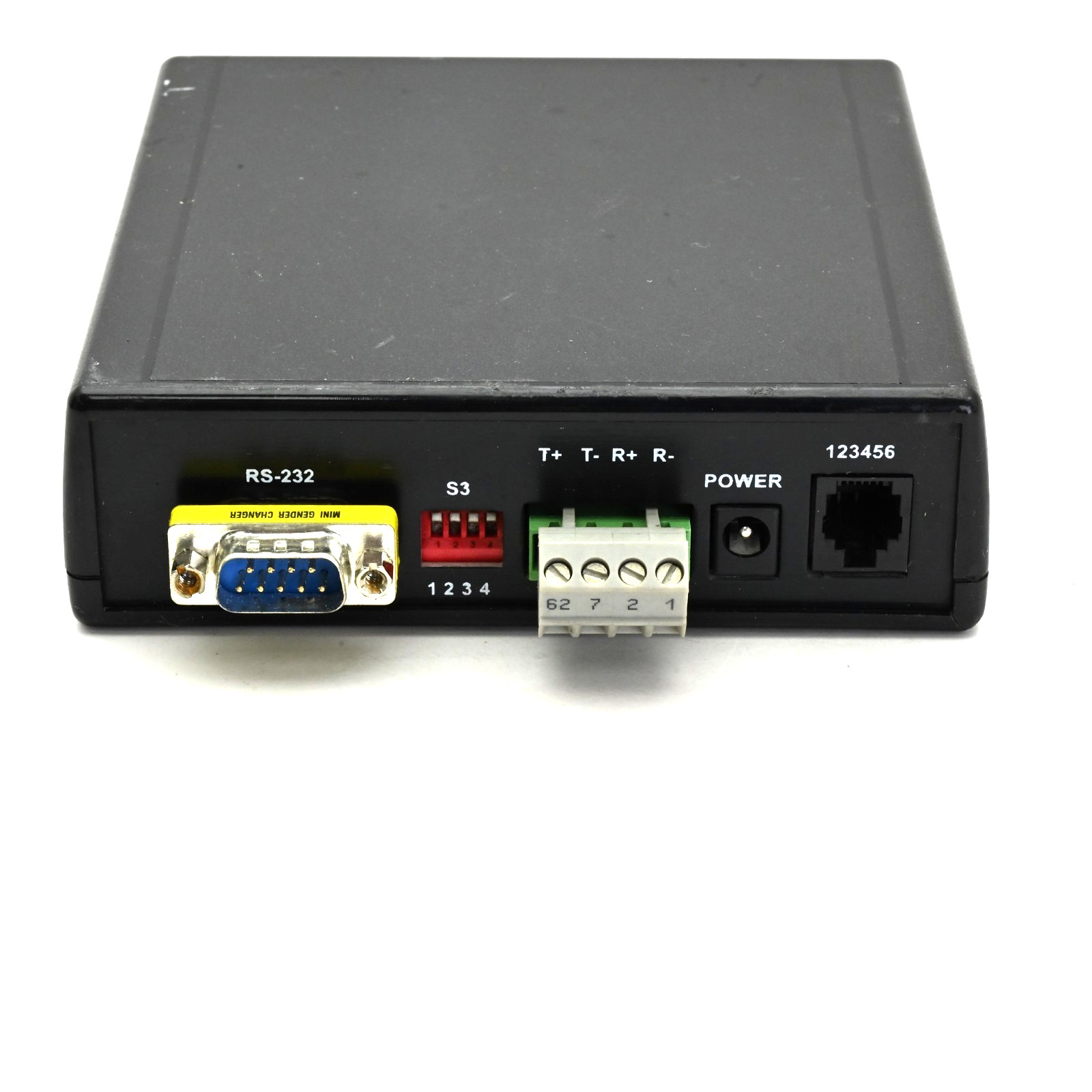 Black Box ME800A-R4 Async RS232 Extender over CATx DB9 Female to Terminal