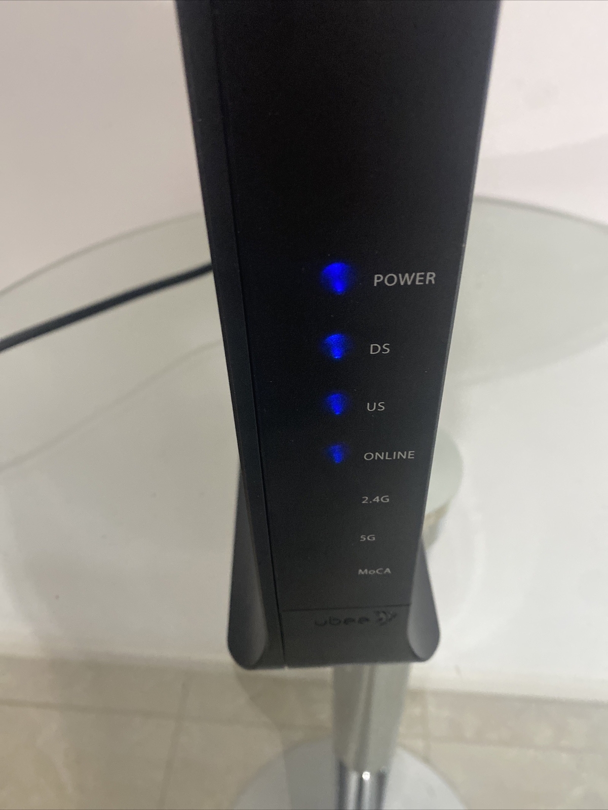 Ubee DDW36C Wireless Cable Modem Router – Black – Free Shipping
