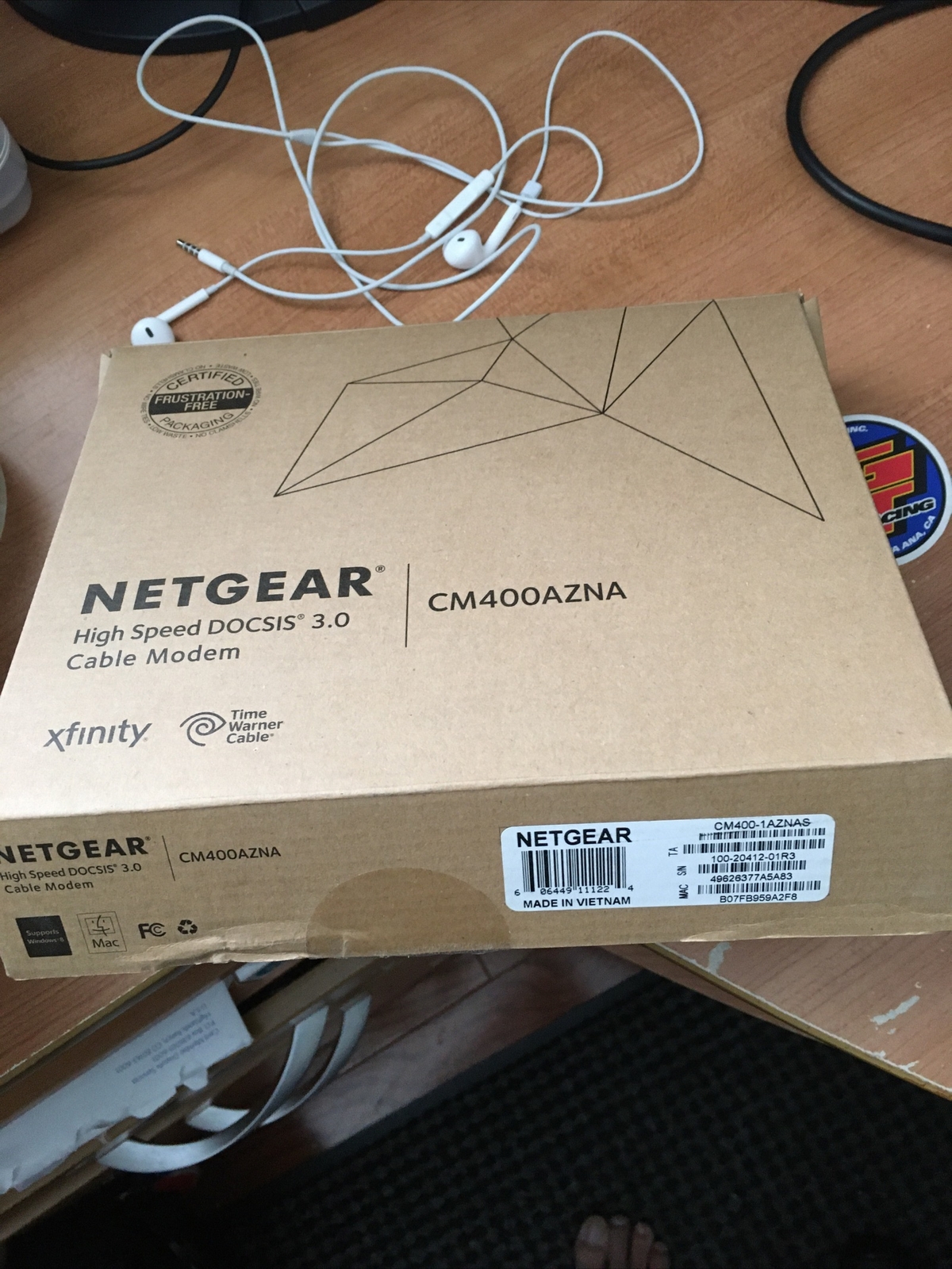 Netgear Cable Modem CM400AZNA High Speed DOCSIS 3.0 Internet