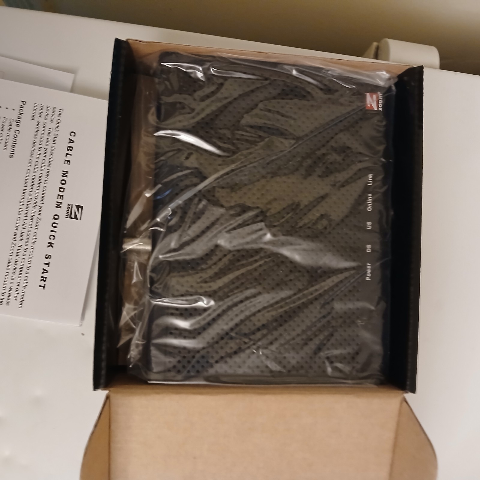 ZOOM Cable Modem 5345 DOCSIS 3.0 343 Mbps 8×4 Docsis 3.0 Cable Modem