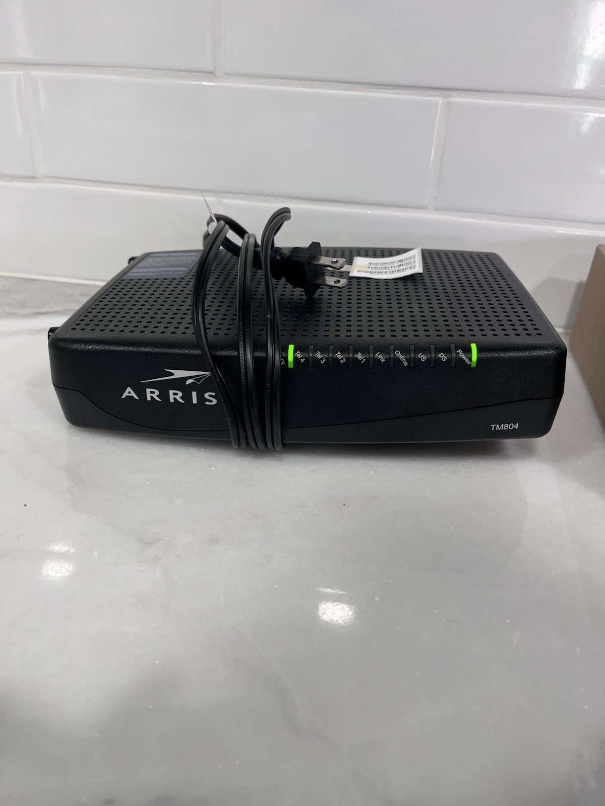ARRIS Touchstone TM804G Telephony Modem & Power Cord Great Shape