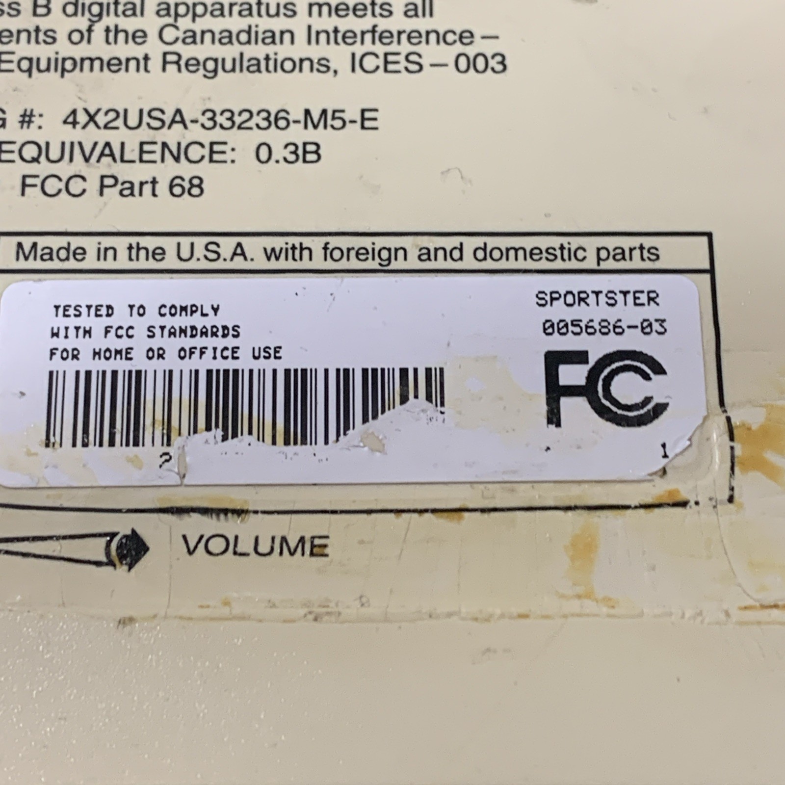 US Robotics – Sportster 33.6 Faxmodem Device