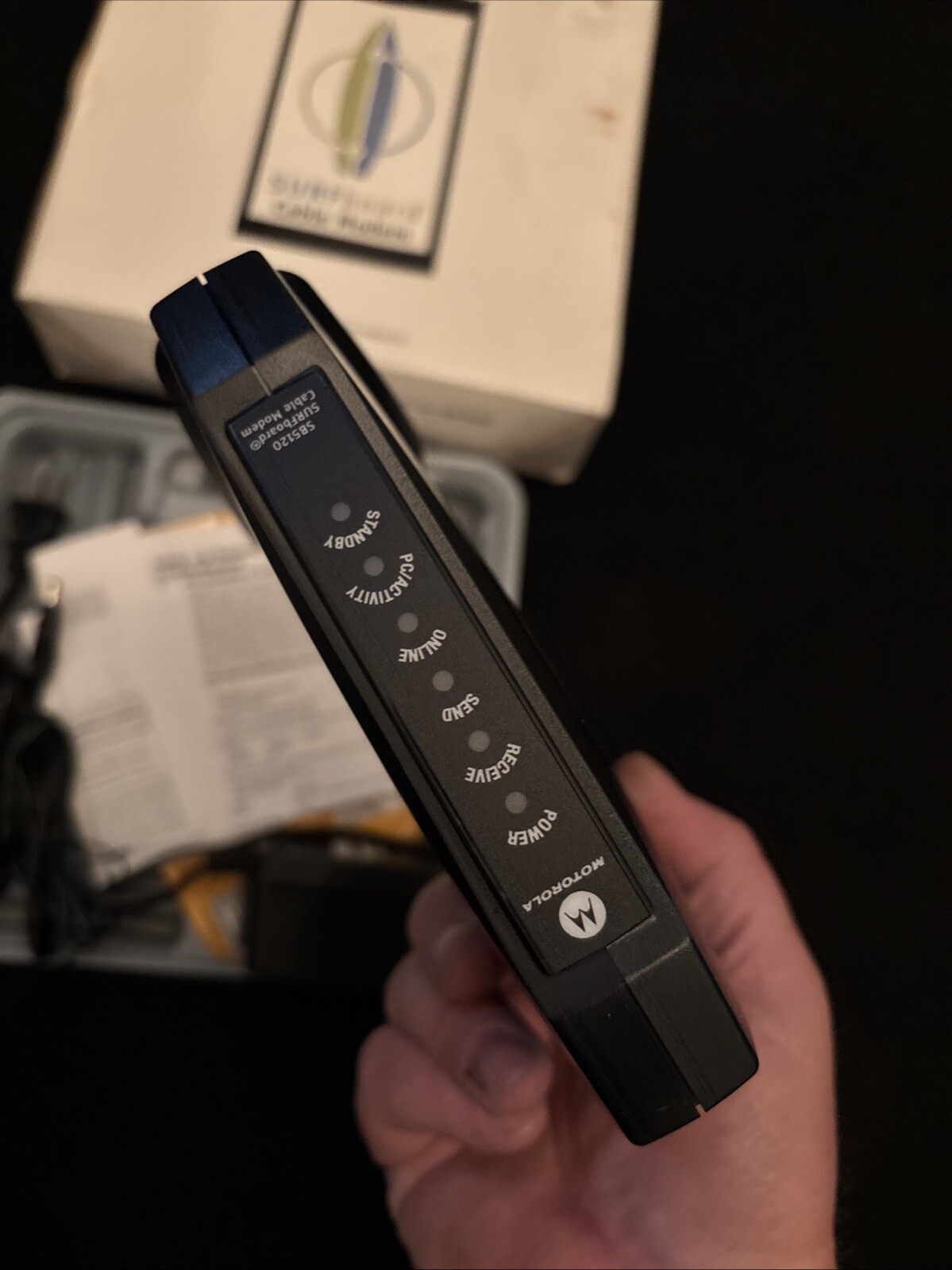 Motorola SB5120 SurfBoard Cable Modem – Working – VG Condition – Fast Shipping !