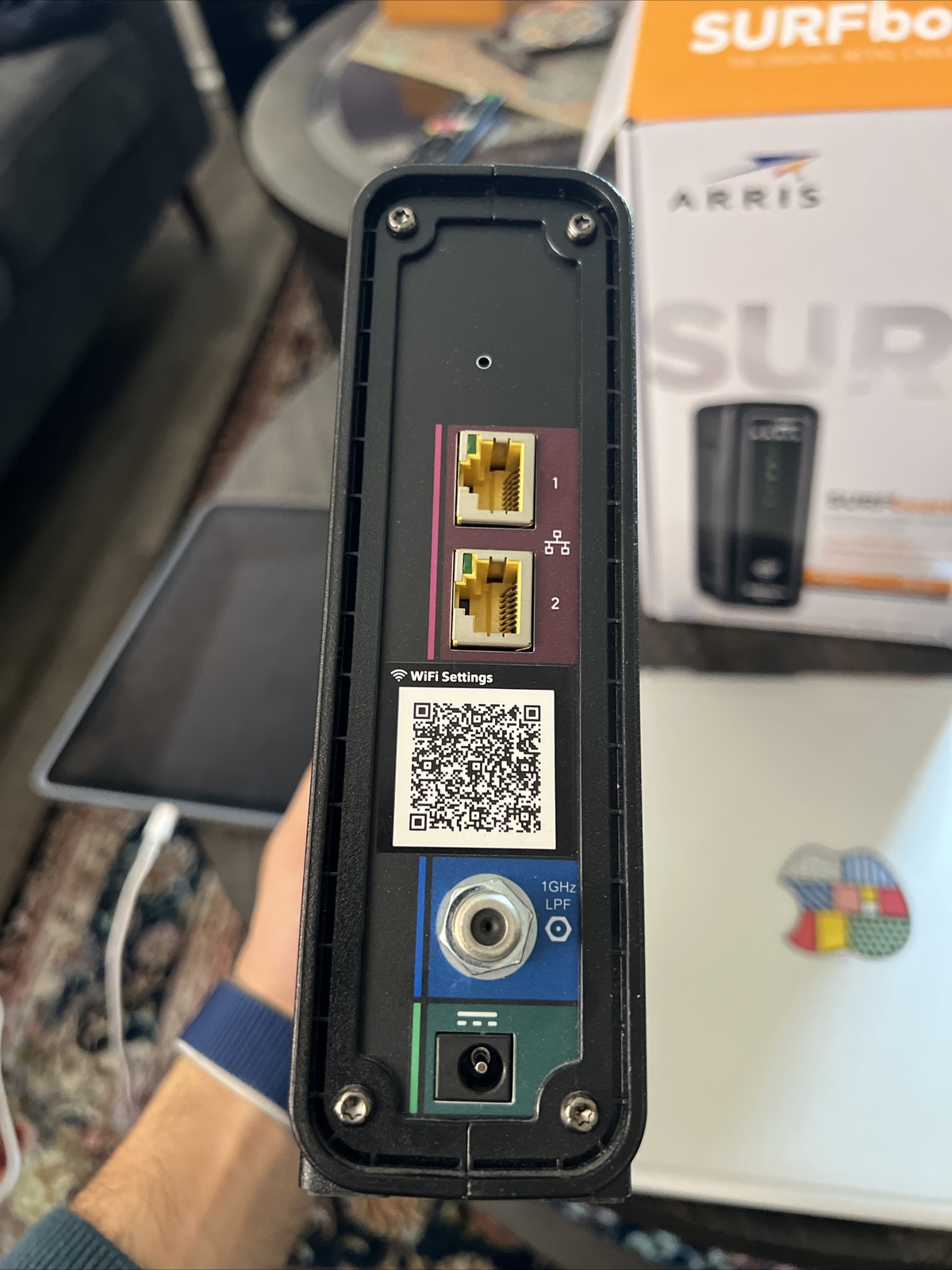 Arris Surfboard SBG10 Black Portable AC1600 Docsis 3.0 WiFi Cable Modem Used