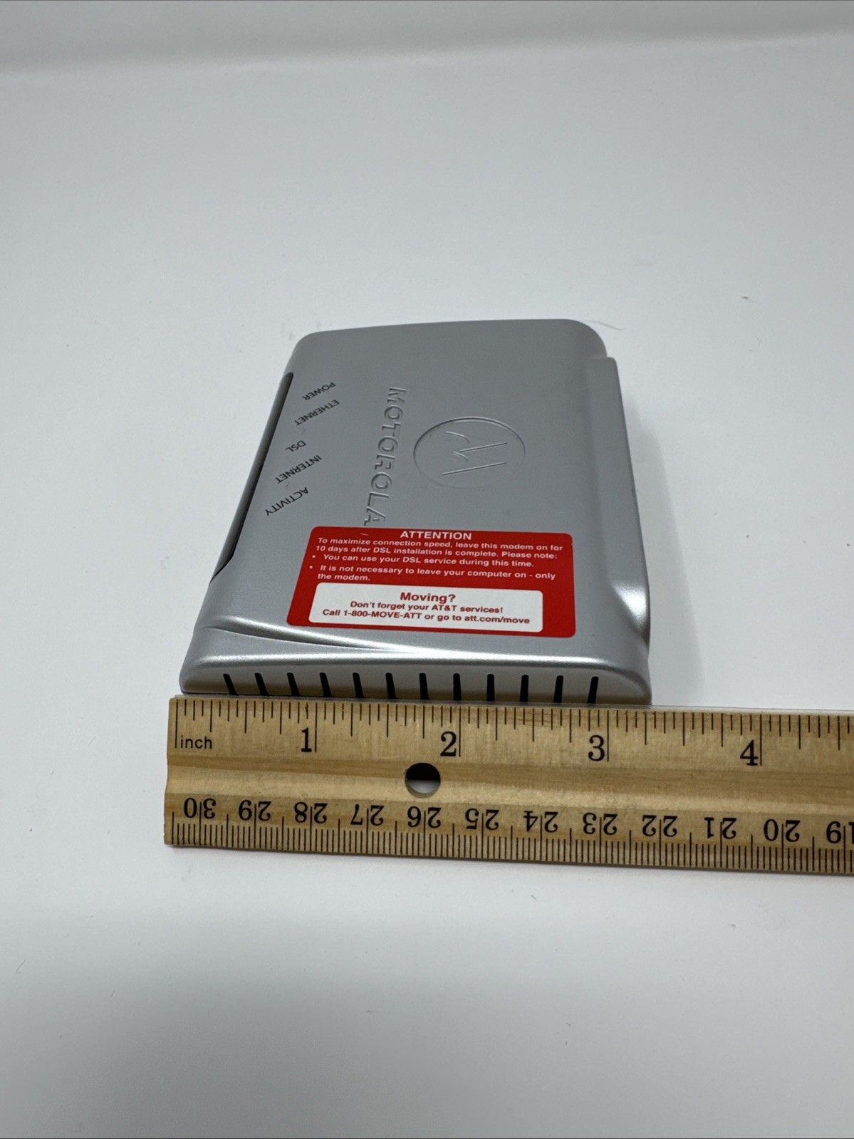 Motorola MSTATEA DSL Modem 2210-02-1022 W/O Power Supply AT&T Works Great