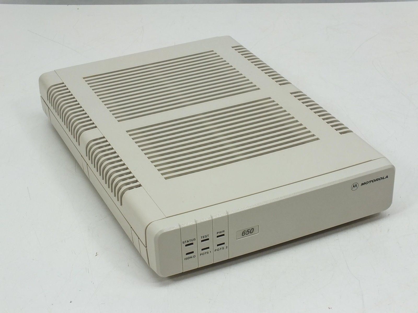 Motorola 650 ISDN Modem in Box with Power Supply and Cable