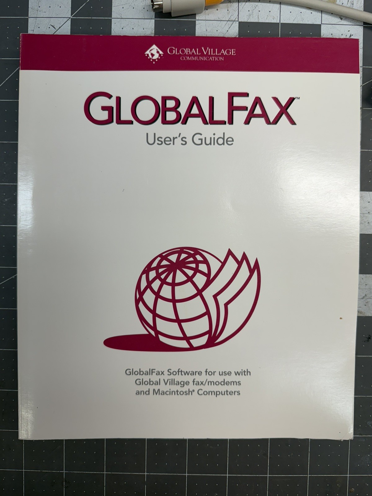 Macintosh Modem Global Village TelePort 56 External w CD Manuals GlobalFax