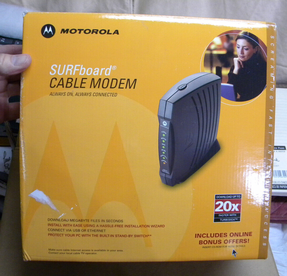 Motorola SB5120 SurfBoard Cable Modem ~ New in Sealed Box