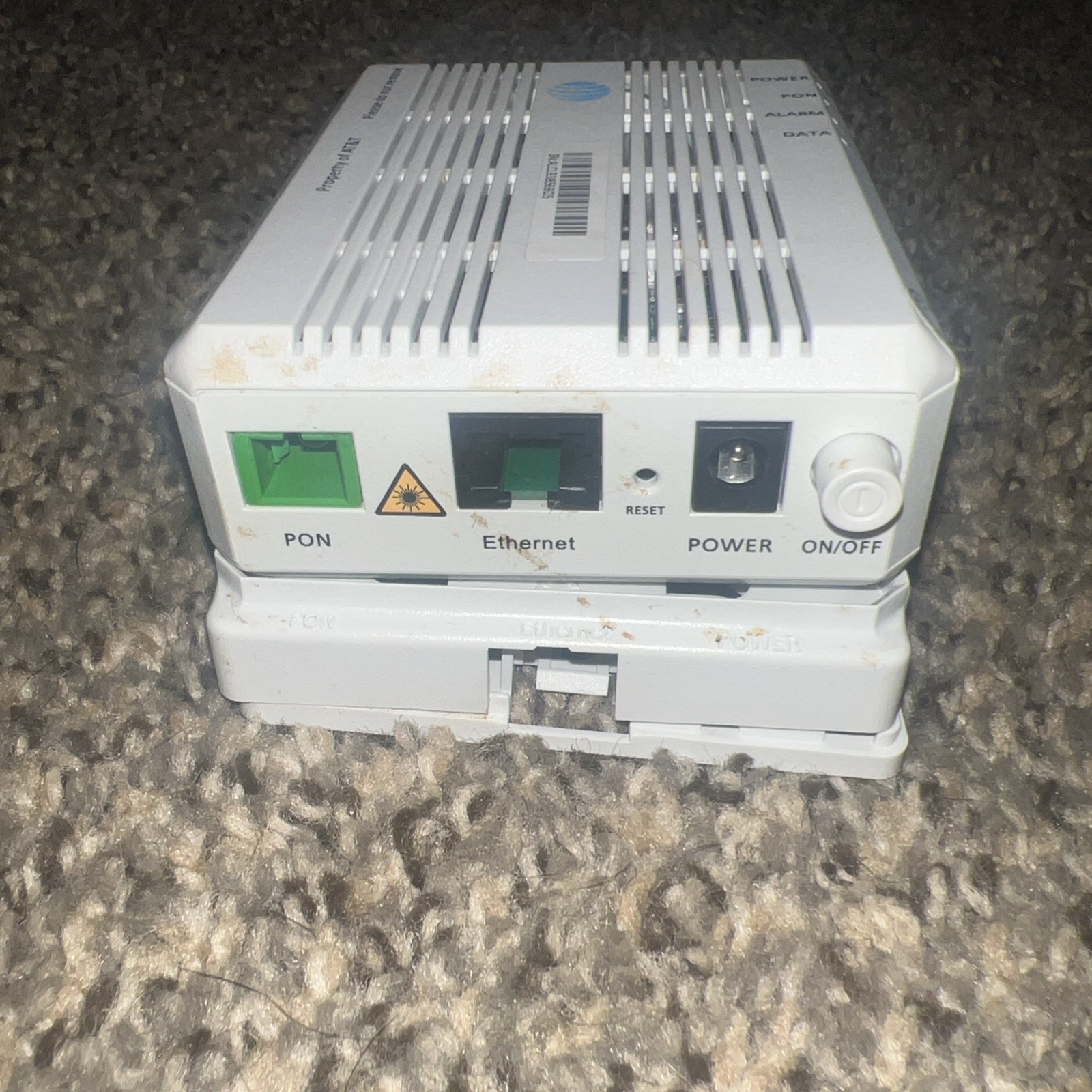 Nokia Intertek Fiber Optix Ethernet AT&T G-010G-A #4006199 2020 + Wall Plates Wh