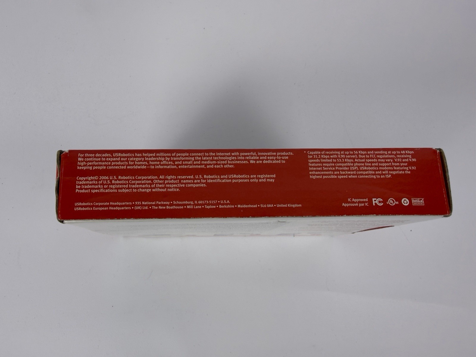 US Robotics 5686G 56K External Fax Modem V.92 USB – NEW In Box
