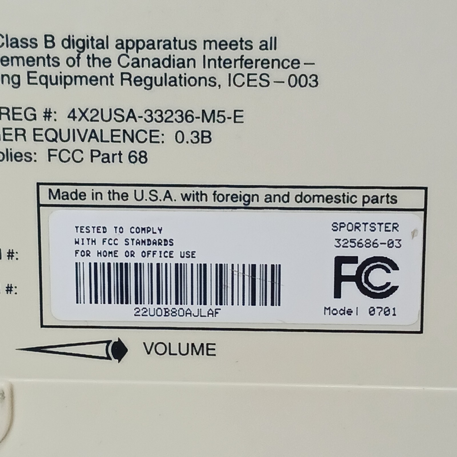 US Robotics 56K Faxmodem V.90 Sportster 1998 3Com USRobotics UNTESTED