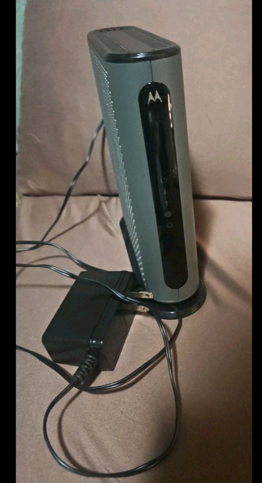 Motorola MB7621 24×8 DOCSIS 3.0 Cable Modem With Adapter Tested Works Pre-owned