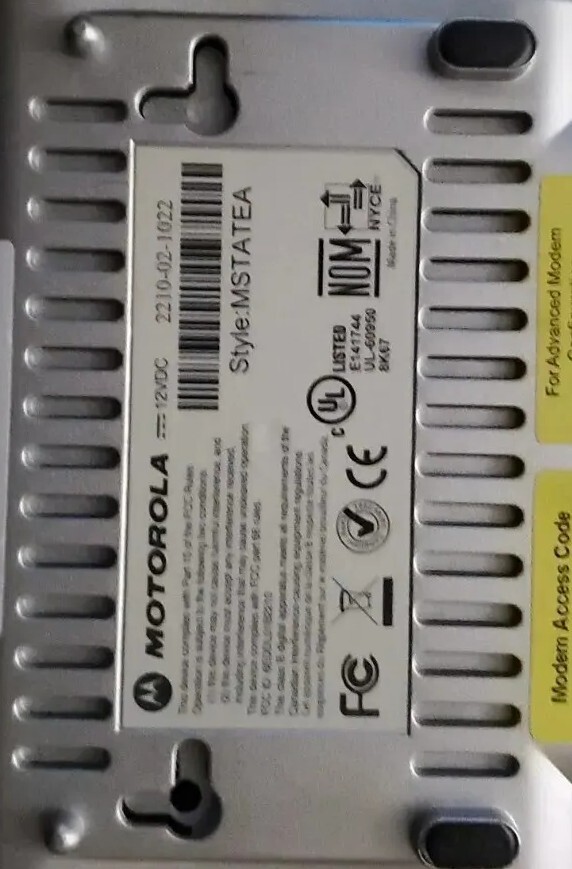 Motorola MSTATEA DSL Modem