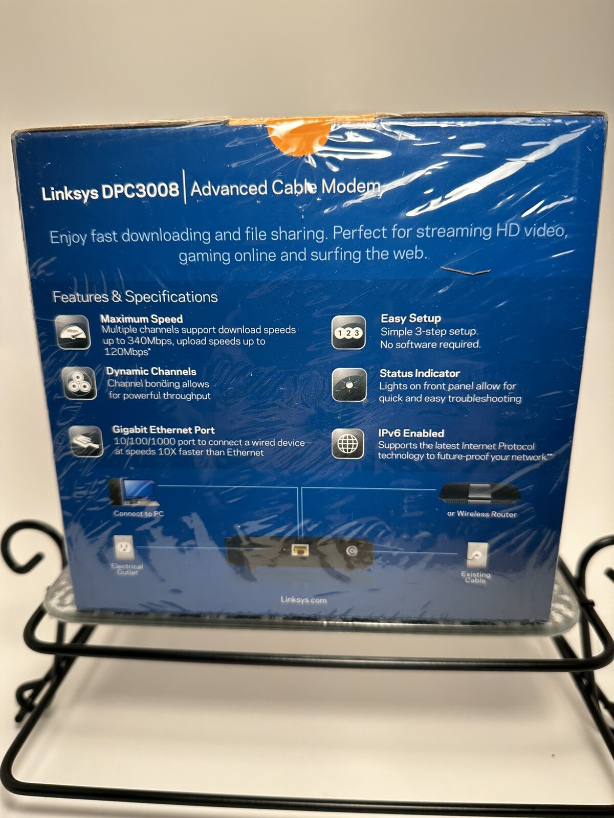 LINKSYS DPC3008 Advanced Cable Modem Comcast Certified Only New Sealed In Box