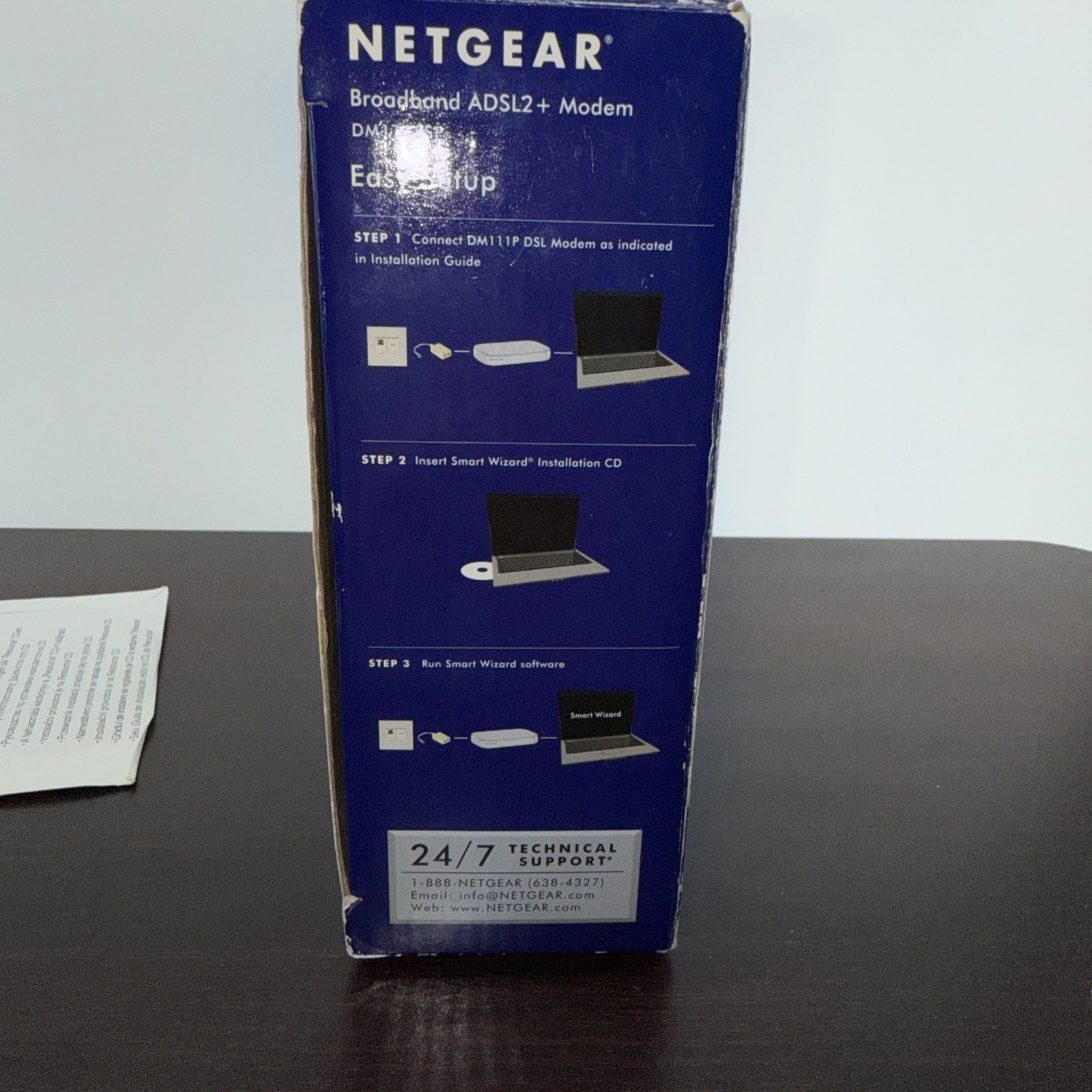 Netgear Broadband Wired Single Ethernet Port ADSL2 Plus Modem See Photos ***