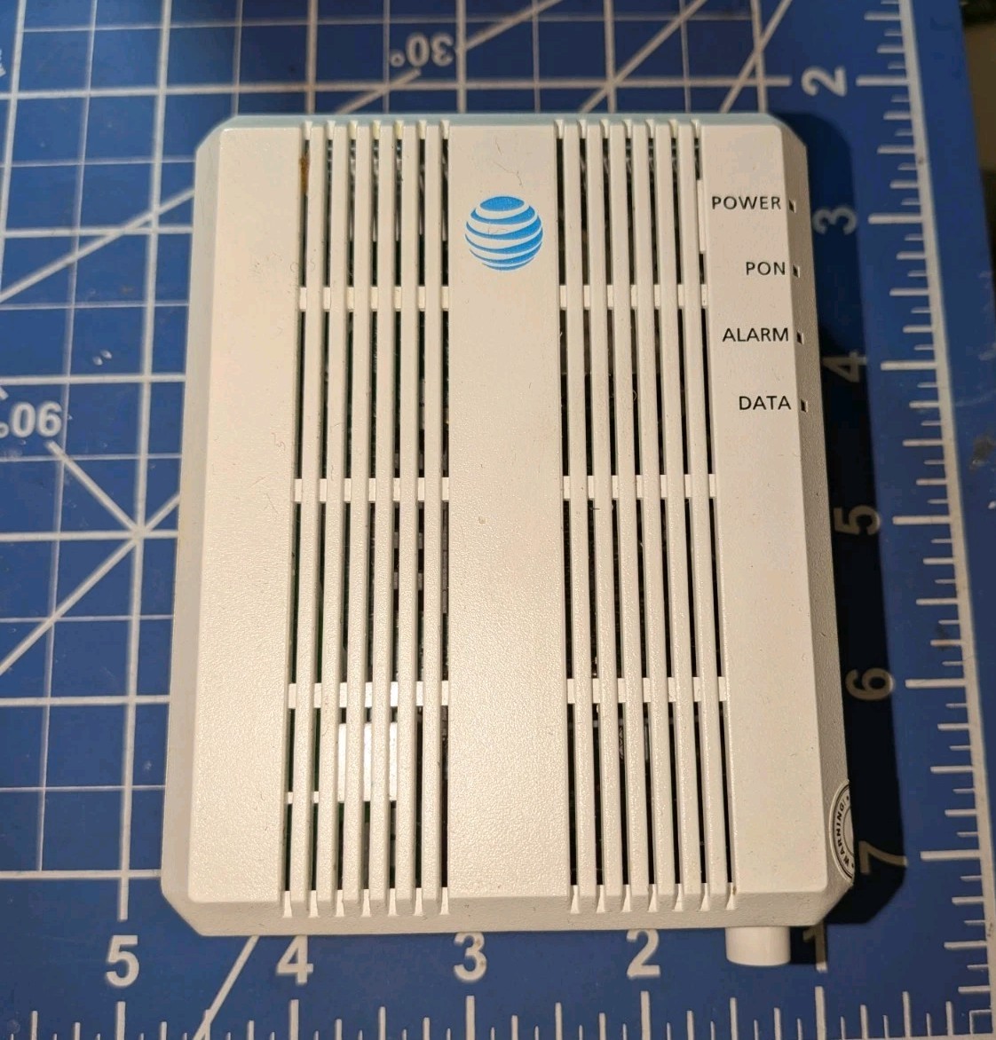 AT&T Alcatel ~ Intertek Fiber Optix Ethernet Network Terminal ONT MODEM G-010G-A
