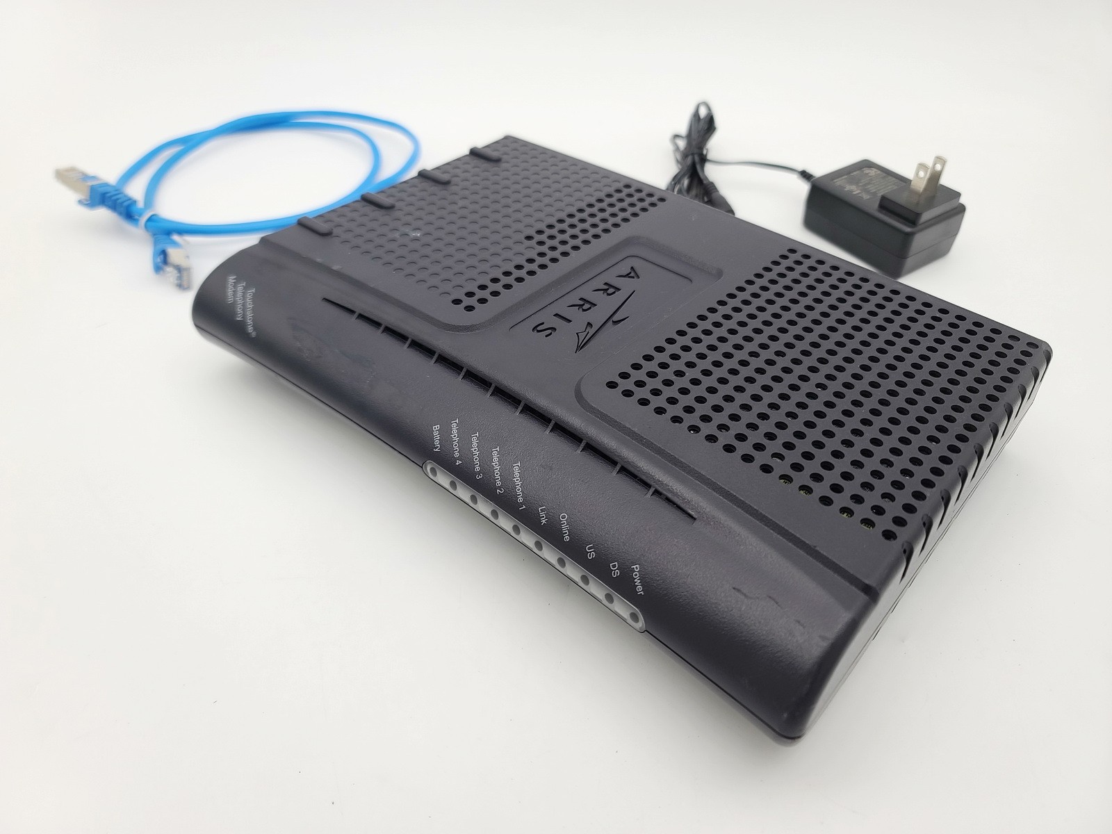 ARRIS TM604G TOUCHSTONE DOCSIS 2.0 TELEPHONY CABLE MODEM VOIP INTERNET DEVICE