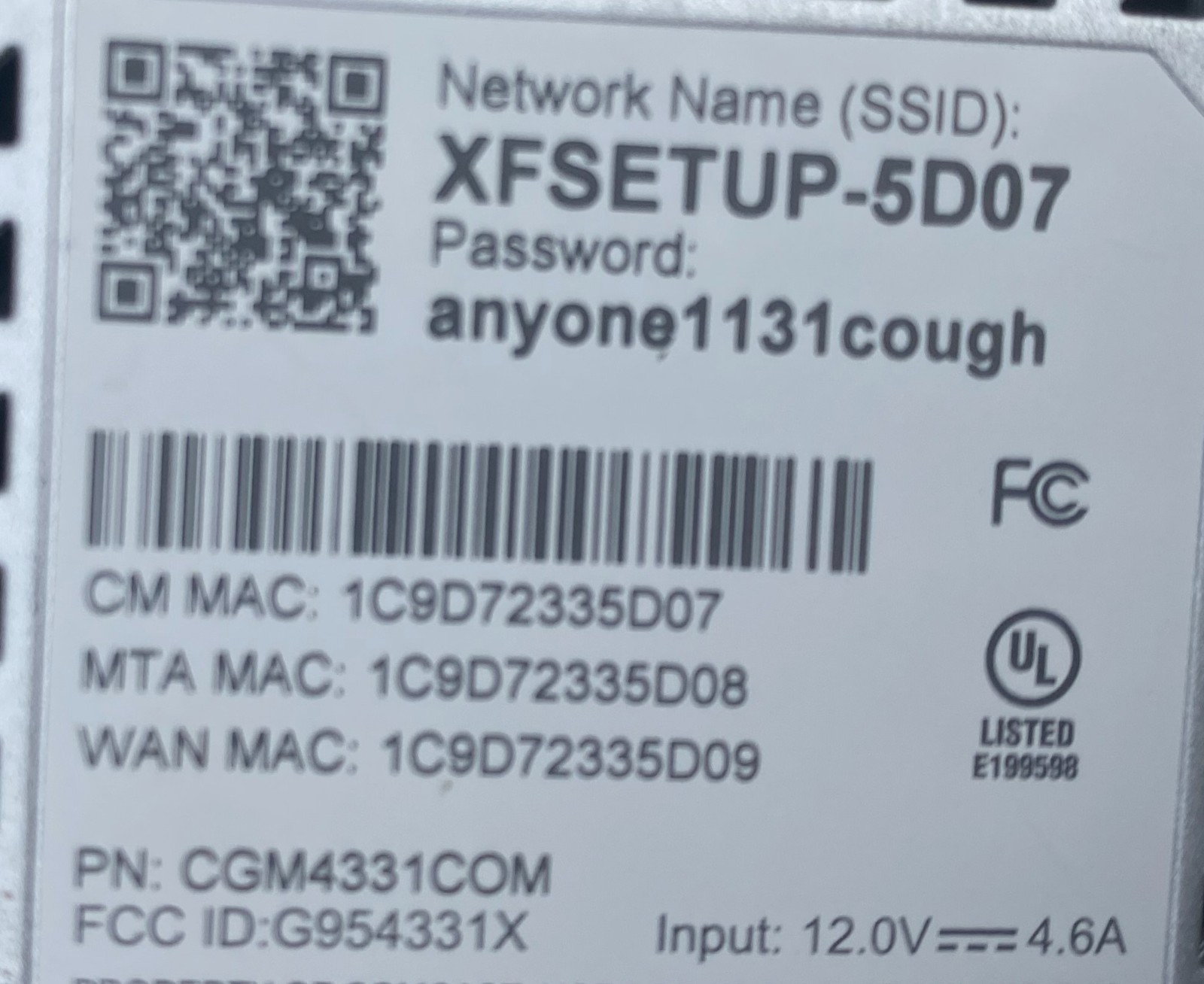 📶 Comcast Xfinity XB7-T Gigabit Modem WiFi Router – AS IS, No Power Cord