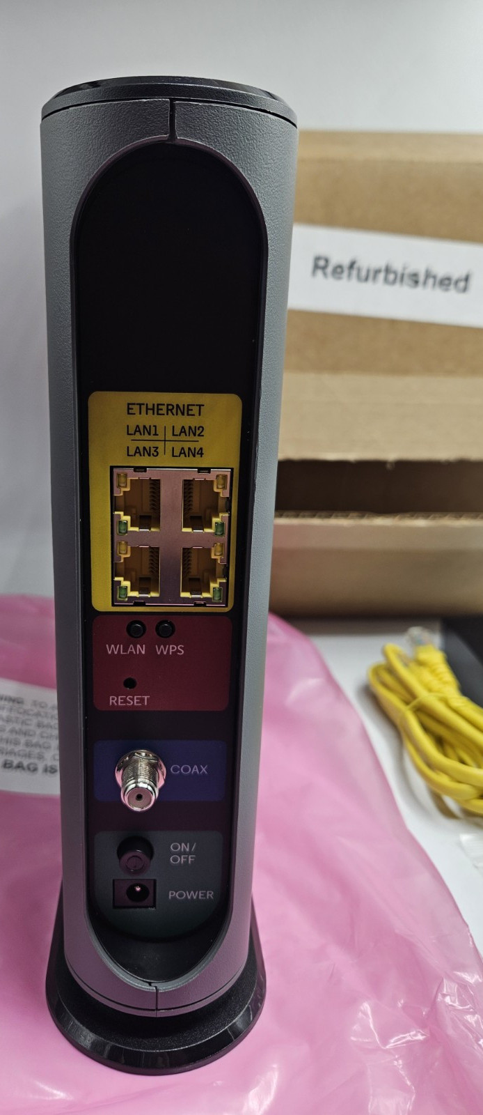 Motorola MG7540-10R (Refurbished) 16×4 686Mbps Cable Modem + AC1600 DOCSIS 3.0