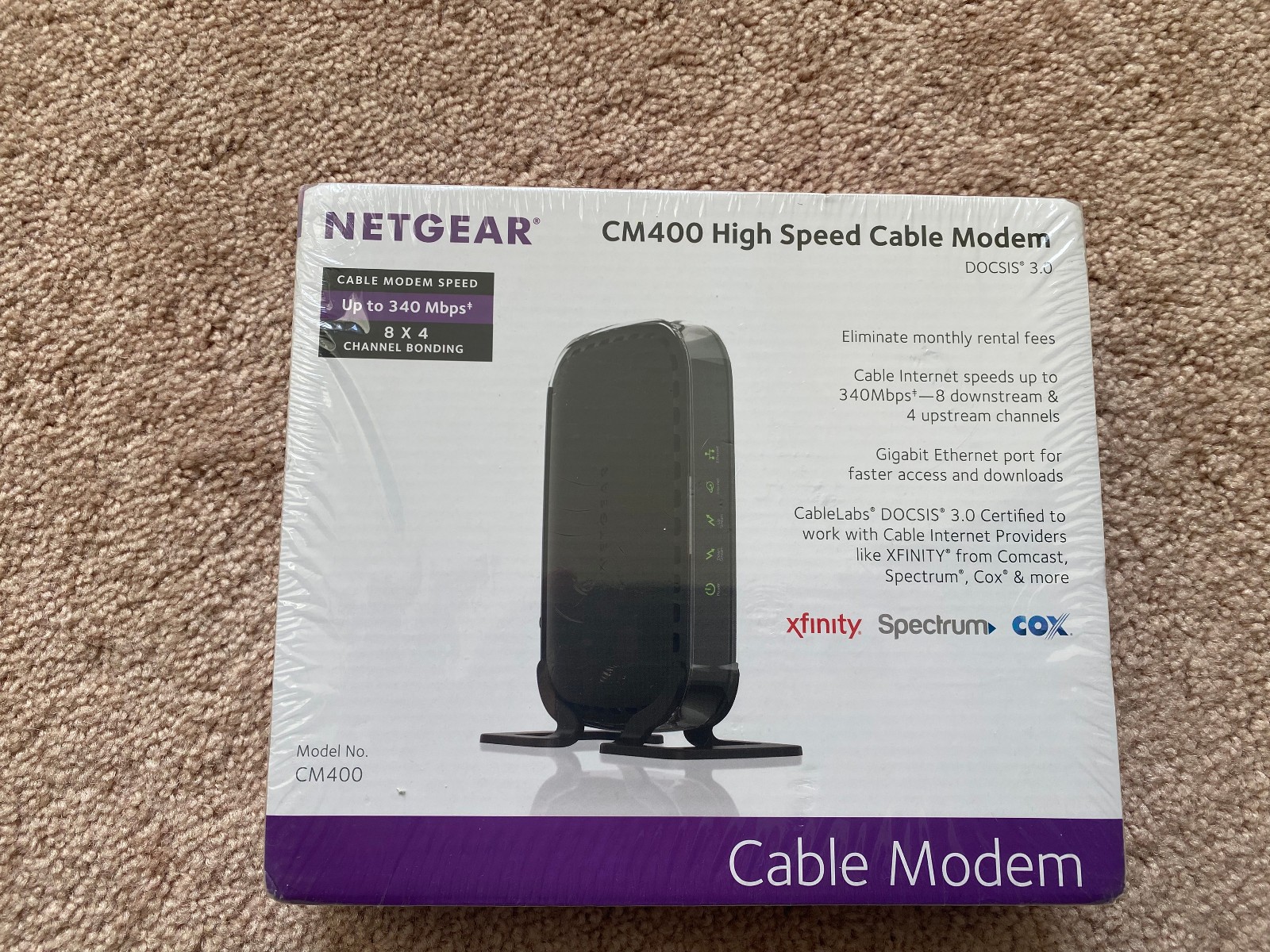 Netgear CM400 High Speed Cable Modem NEW NIB