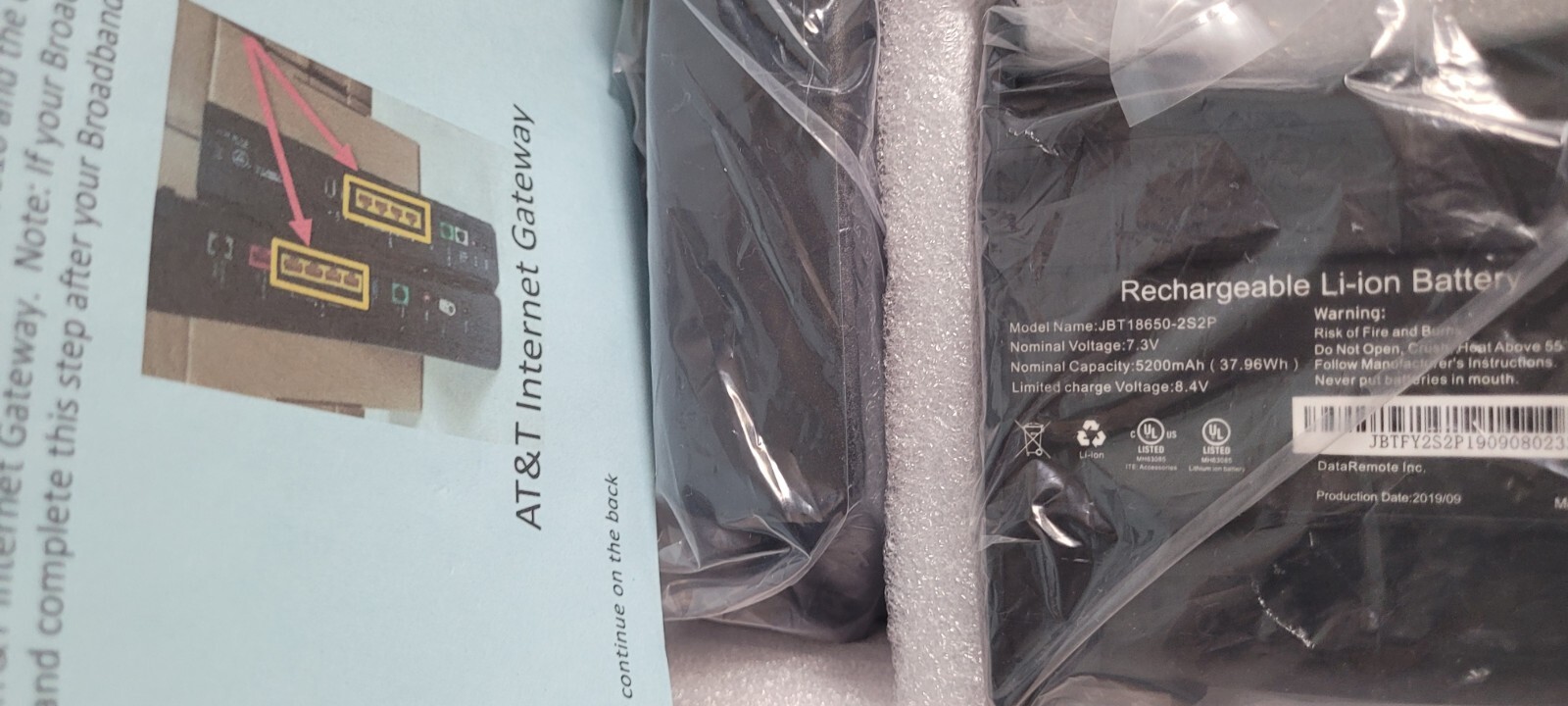 DataRemote CDS-9010 Cellular LTE Data Over Wireless Wifi Router ATT