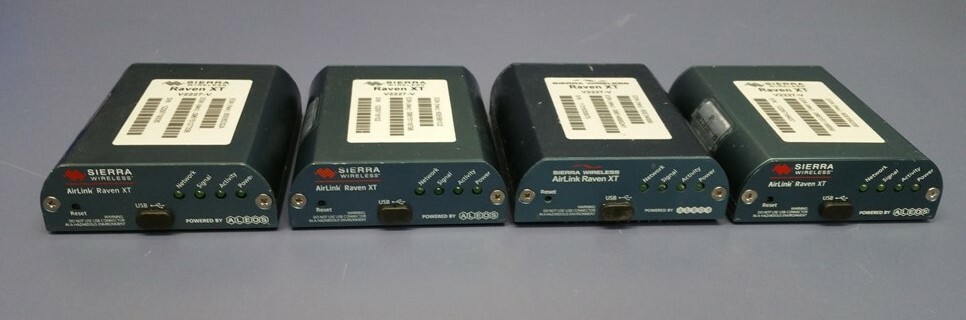 Lot of 4 Sierra Wireless V2227-V Raven XT Gateway Modem Unit