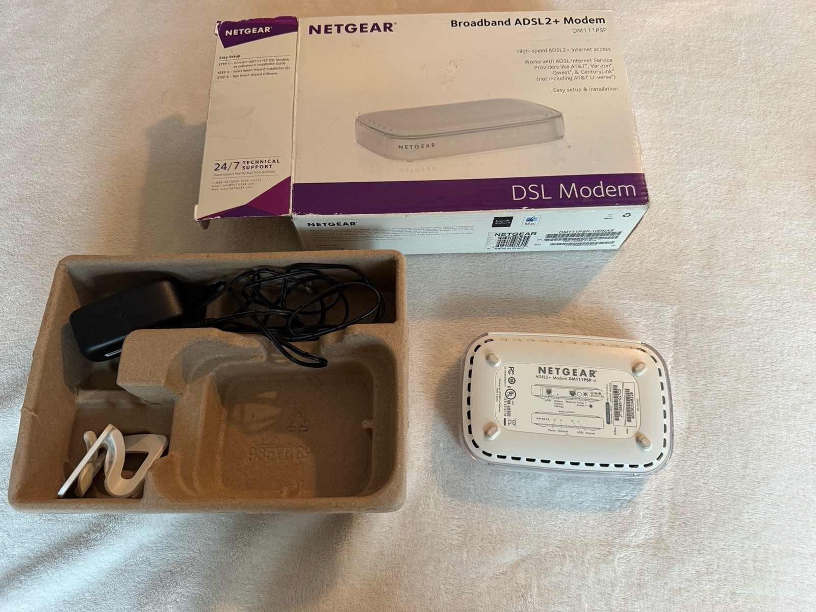 Netgear Broadband ADSL2 + Modem DM111PSP