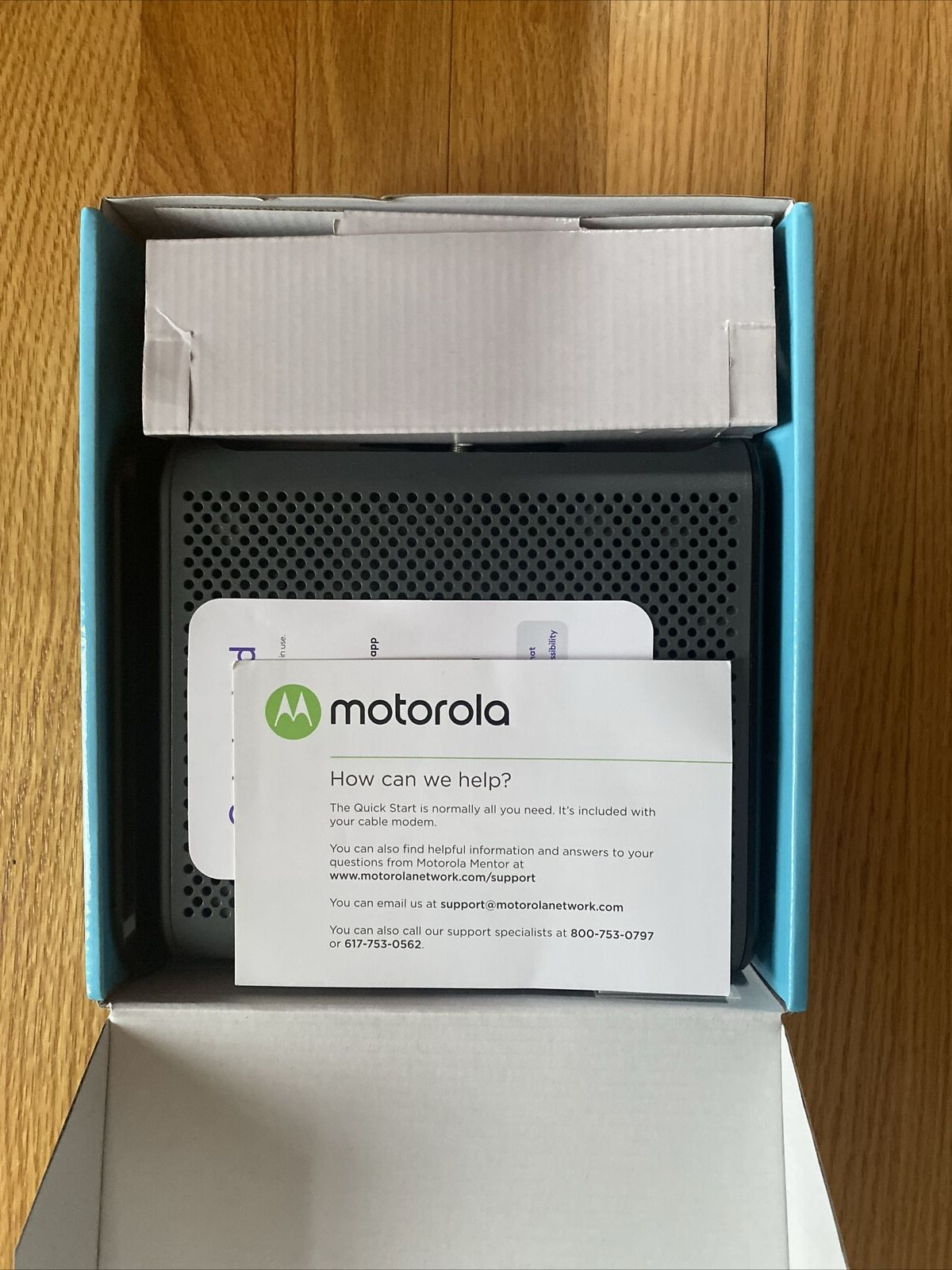 Motorola 24×8 Cable Modem MB7621-10 1000+ Mbps / Open Box