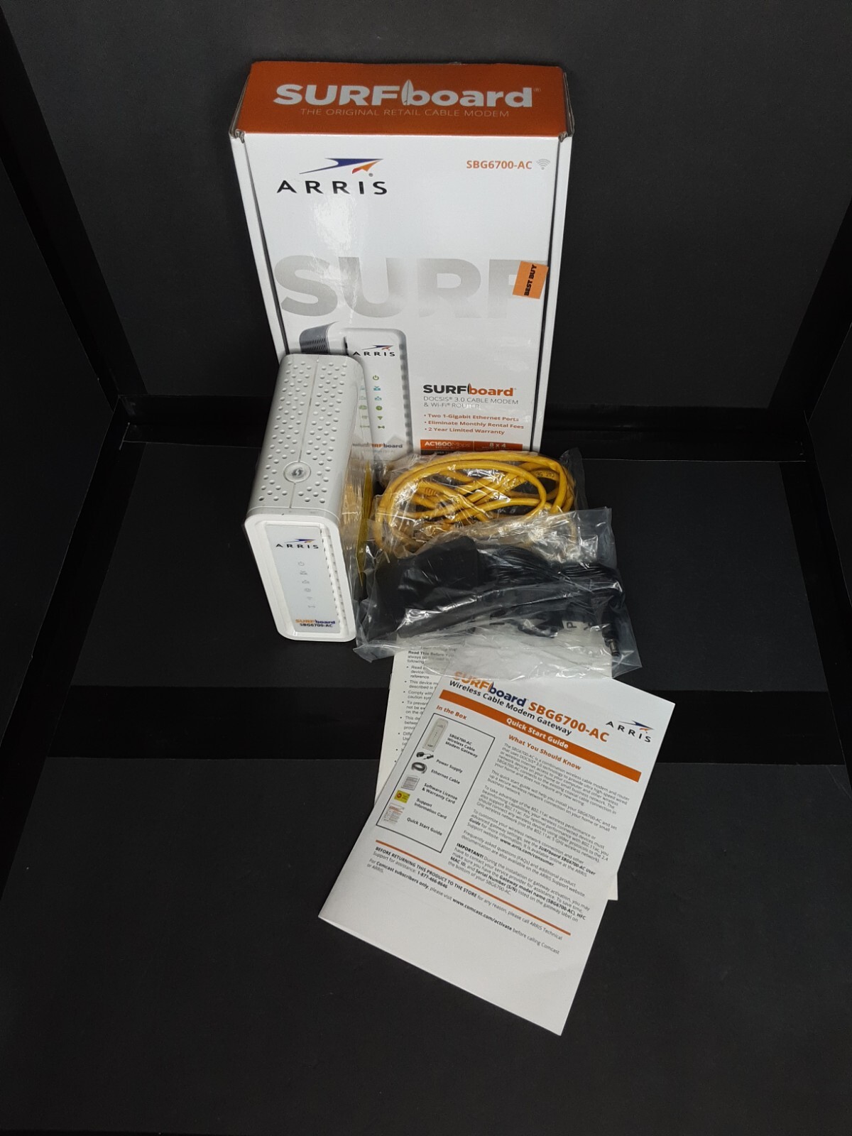 Arris Surf Board DOCSIS 3.0 SBG6700-AC Open Box