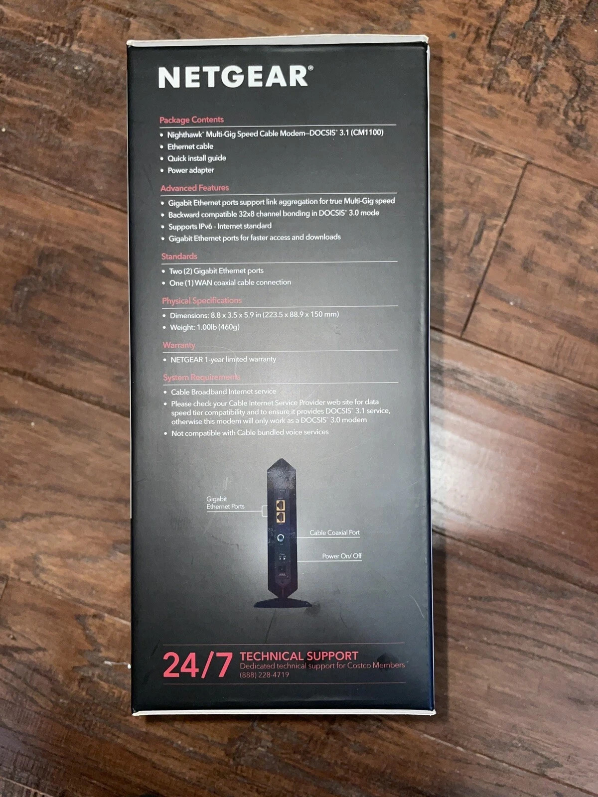 **NEW STILL SEALED IN PLASTIC – NETGEAR Nighthawk CM1100 Cable Modem**