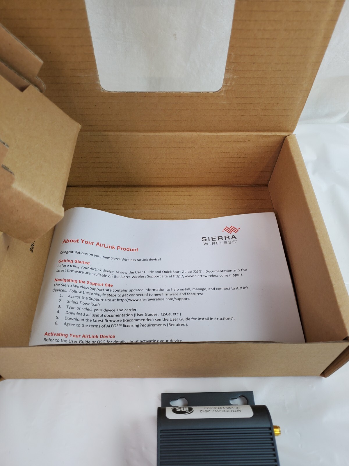 Sierra Wireless AirLink RAVEN X V4228-VD UNTESTED Verizon